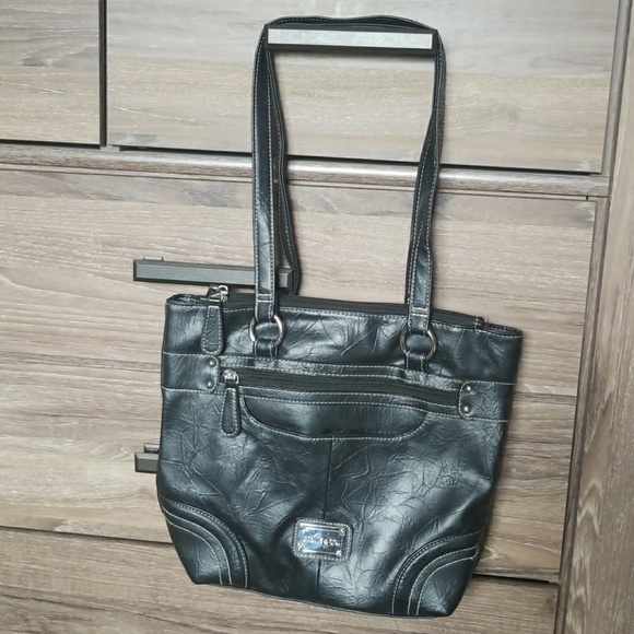 Stone & Co. Handbags - Black Vegan Leather Stone & Co Handbag